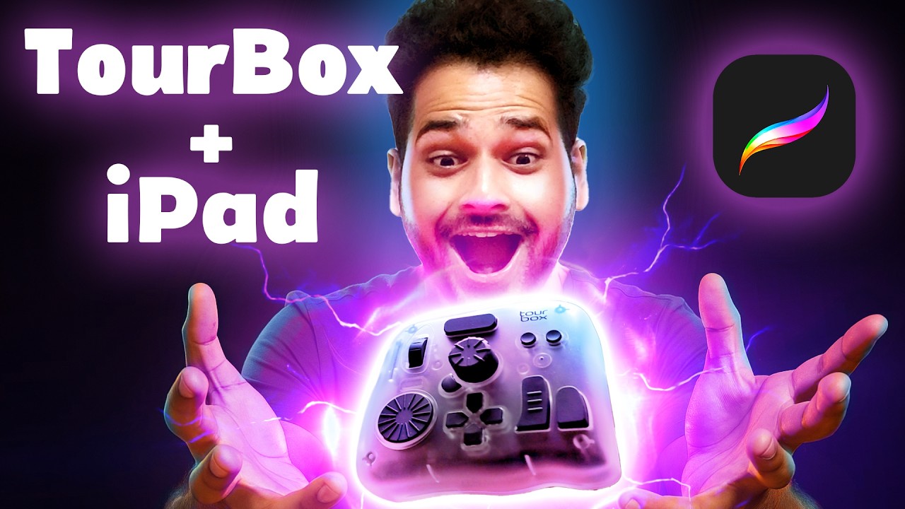 INSANE Game Changer For Procreate Artists! TourBox Elite Plus + iPad