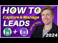 How to capture  manage leads with google forms  sheets two methods