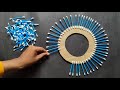 Unique Wall Hanging Craft using Earbuds | Home Decoration Ideas