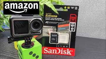 256 GB SD Card for DJI Osmo Action Camera