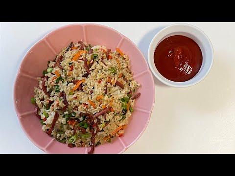 sausage-fried-rice-||-kids-friendly-meal-||-easy-dinner-recipe