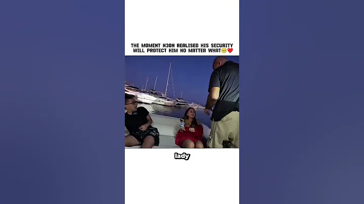 The moment N3ON realised his security will protect him no matter what🥺 #n3on