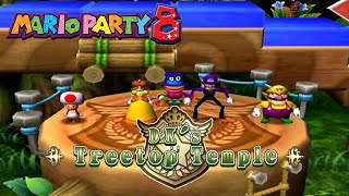 Mario Party 8 - Party Tent - Dks Treetop Temple With 4 Players