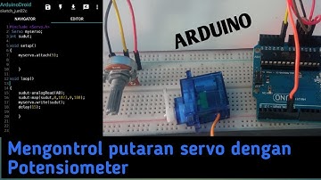 Kontrol SERVO dengan potensiometer berbasis ARDUINO Uno | Video Tutorial
