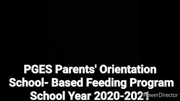 P. GOMEZ ES. School-based Feeding Program