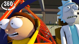 🔴Vr 360° Rick And Morty Roller Coaster Virtual Reality Adult Swim Netflix Edition Adventure