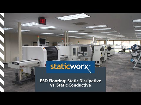 ESD Flooring: Static Dissipative vs. Static Conductive