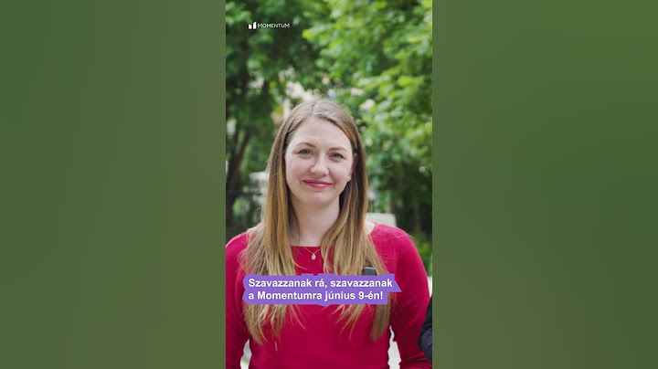Hadházy Ákos: Szavazz a Momentumra június 9-én!