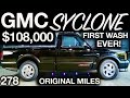 First Wash Ever GMC Syclone Truck Only 278 Miles Full Detail and Drive!