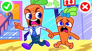 Earthquake Safety Song 😱🏃 And More Safety Rules 🚨 II Kids Songs by VocaVoca Friends 🥑