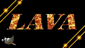 GIMP Tutorial - Lava Effect - G