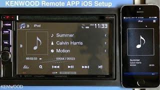 KENWOOD Remote App Setup for iOS on 2017 Multimedia Receivers (DDX394, DDX594, DDX794) screenshot 4