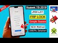 Huawei y9 jkmlx1 frp bypass 2023  google account unlockfrp lock remove without pcsim