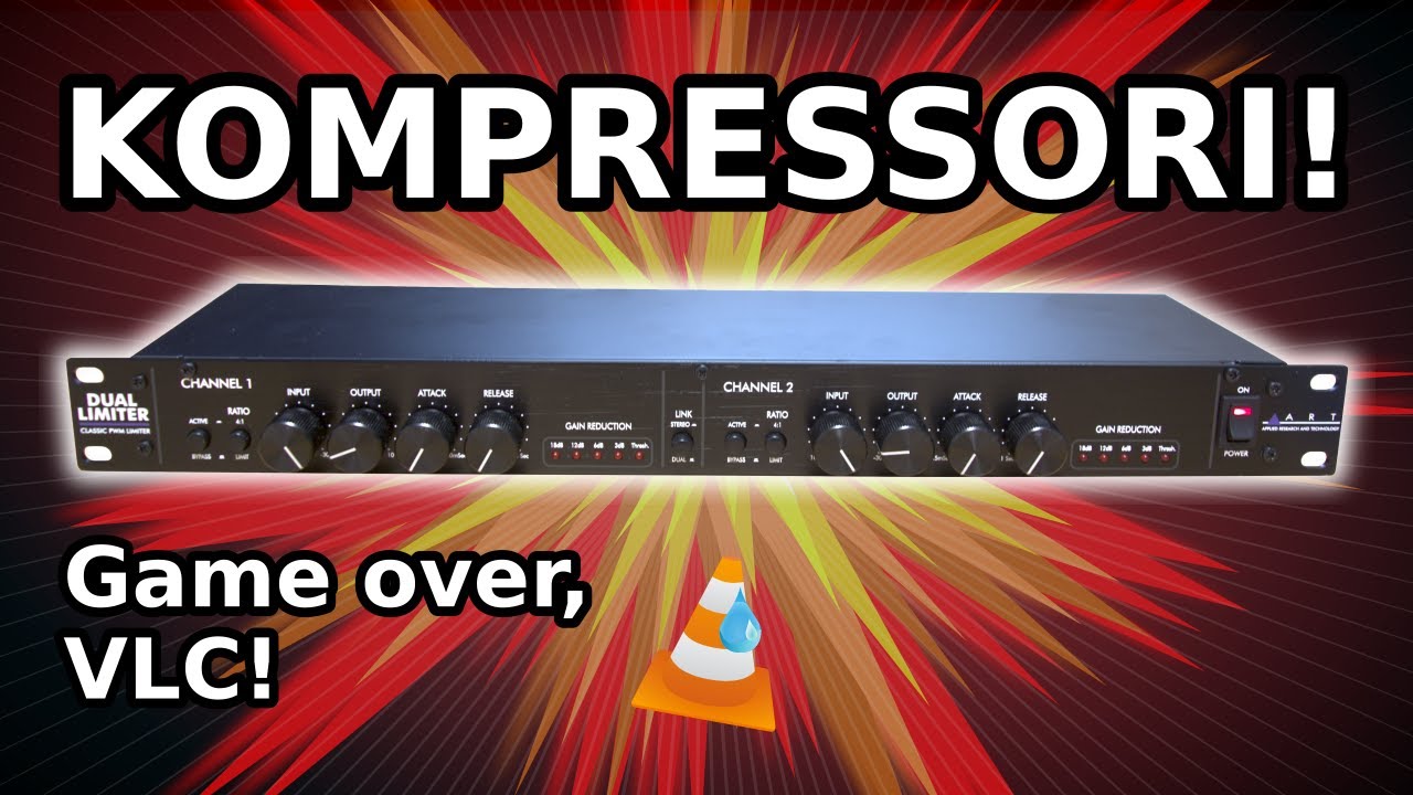 Kompressori (äänenkäsittelylaite) (ART Dual PWM Limiter) - YouTube