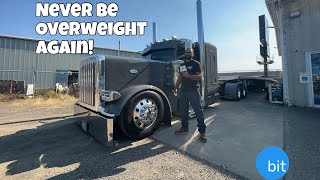 Blue ink tech air scales review | installed on 2022 389 Peterbilt