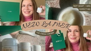NEW LA MER MOISTURISING FRESH CREAM NOT WHAT I WAS EXPECTING | DEMO AND REVIEW & COMPARISONS