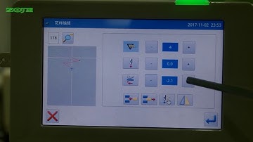 ZJ2290 edit pattern（编辑花样）