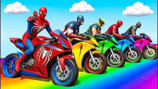 الرجل العنكبوت انقاذ باتمان Spider-Man Rescue batman vs iron man vs venom funny Game GTA 5 superhero