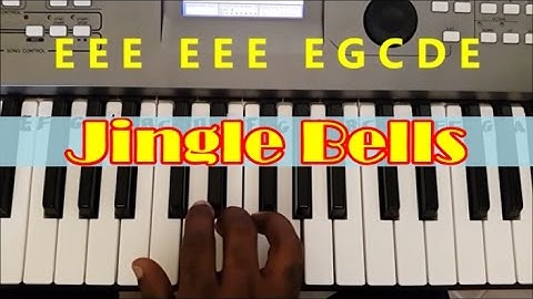 How To Play Jingle Bells. Easy Piano Keyboard Tutorial