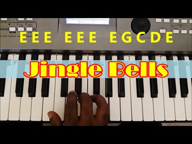 How To Play Jingle Bells Easy Piano Keyboard Tutorial Youtube