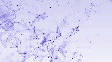 4k abstract loop futuristic geometrical background with lines and dots