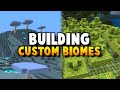 Minecraft But I'm Building Silly Custom Biomes