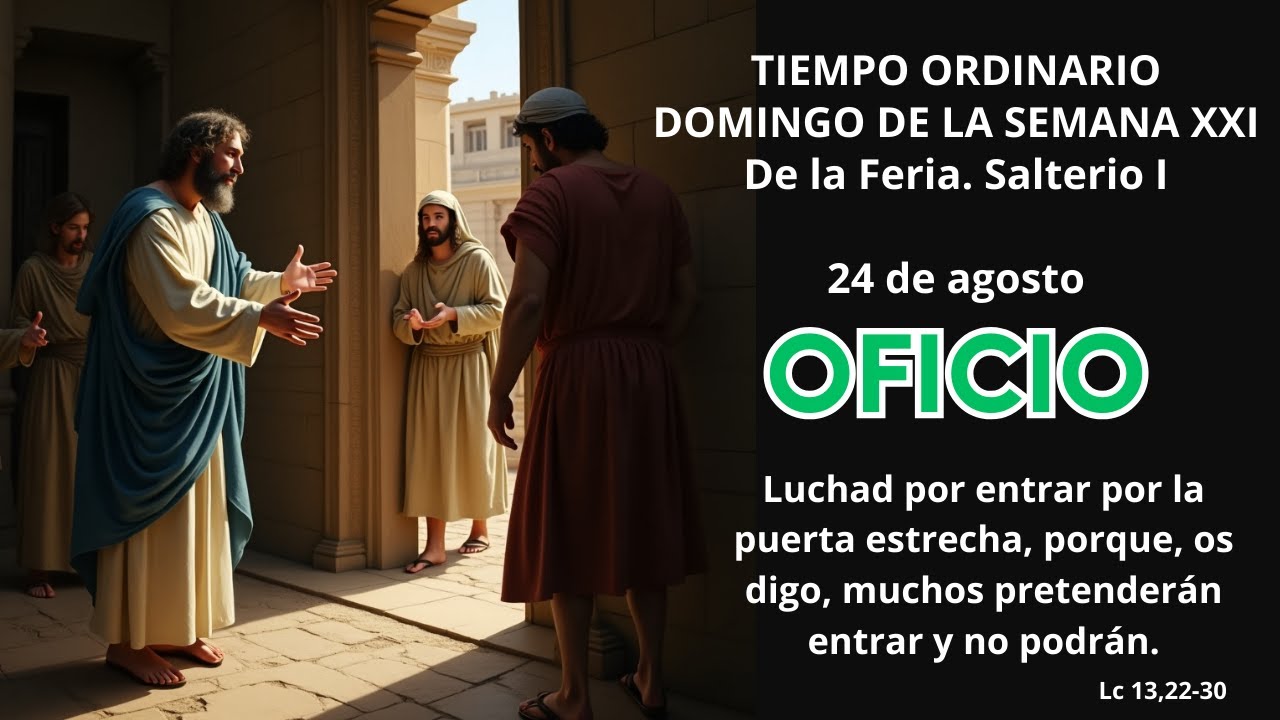 OFICIO DE LECTURA Domingo 24 de Agosto de 2025 1 - YouTube