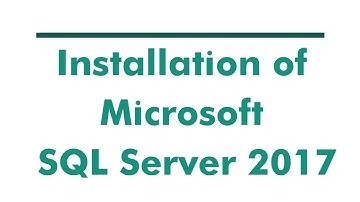 Install Microsoft SQL Server 2017 Express Edition and SQL Server Management Studio 18