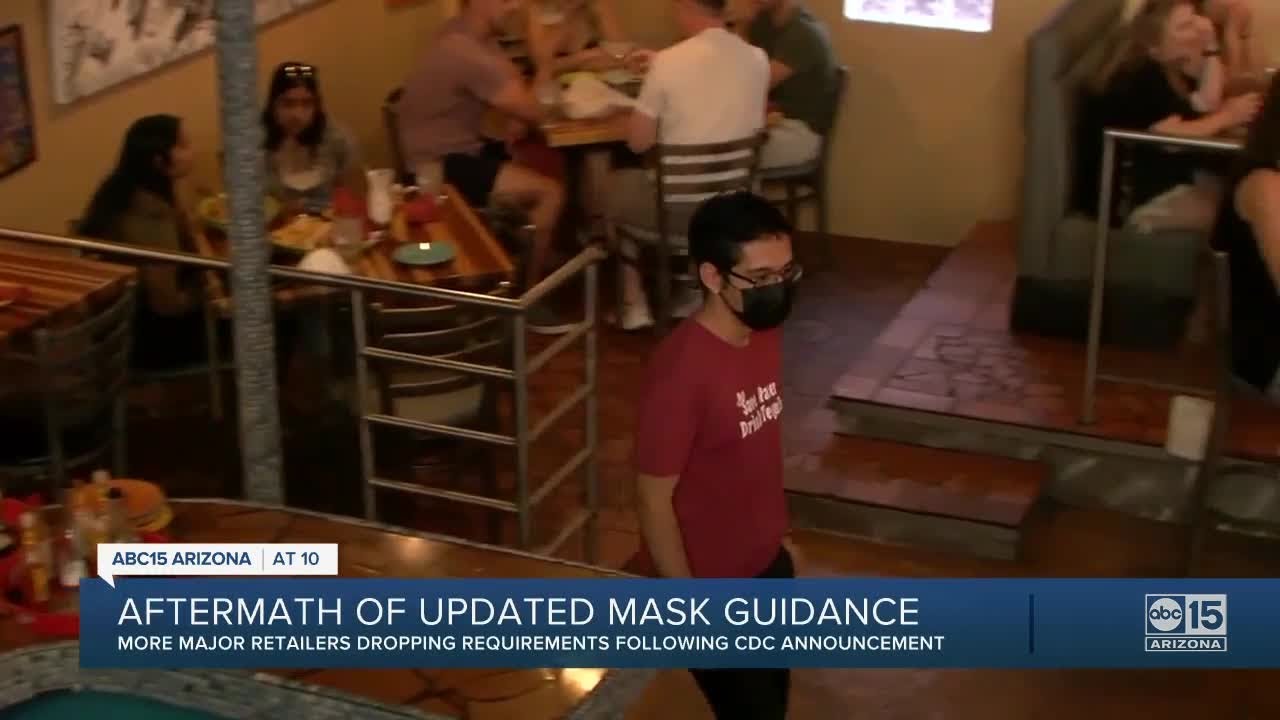 Aftermath of updated mask guidance from the CDC - YouTube