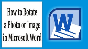 How to Rotate a Photo or Image in Microsoft Word #39