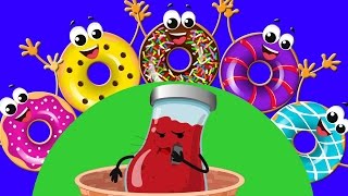Five Little Donuts | Five Little Series | Original Rhymes By Kids Baby Club
