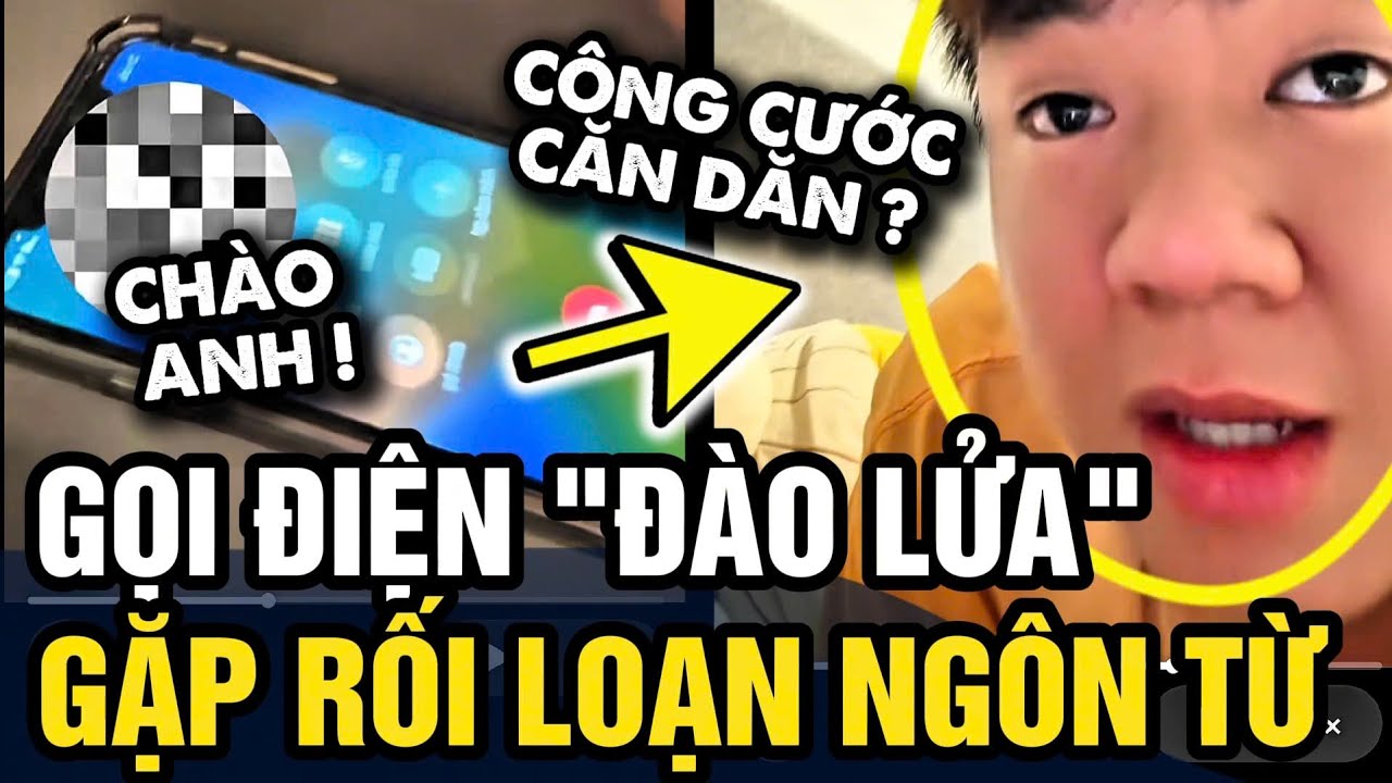 Gọi điện ĐÀO LỬA, thanh niên xui xẻo gặp ngay CHÚA TỂ RỐI LOẠN NGÔN TỪ | Tin 3 Phút