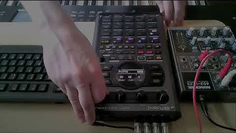 Remy Vega SP404 MK2 Beat Using One Shot Mode and Pattern Mode