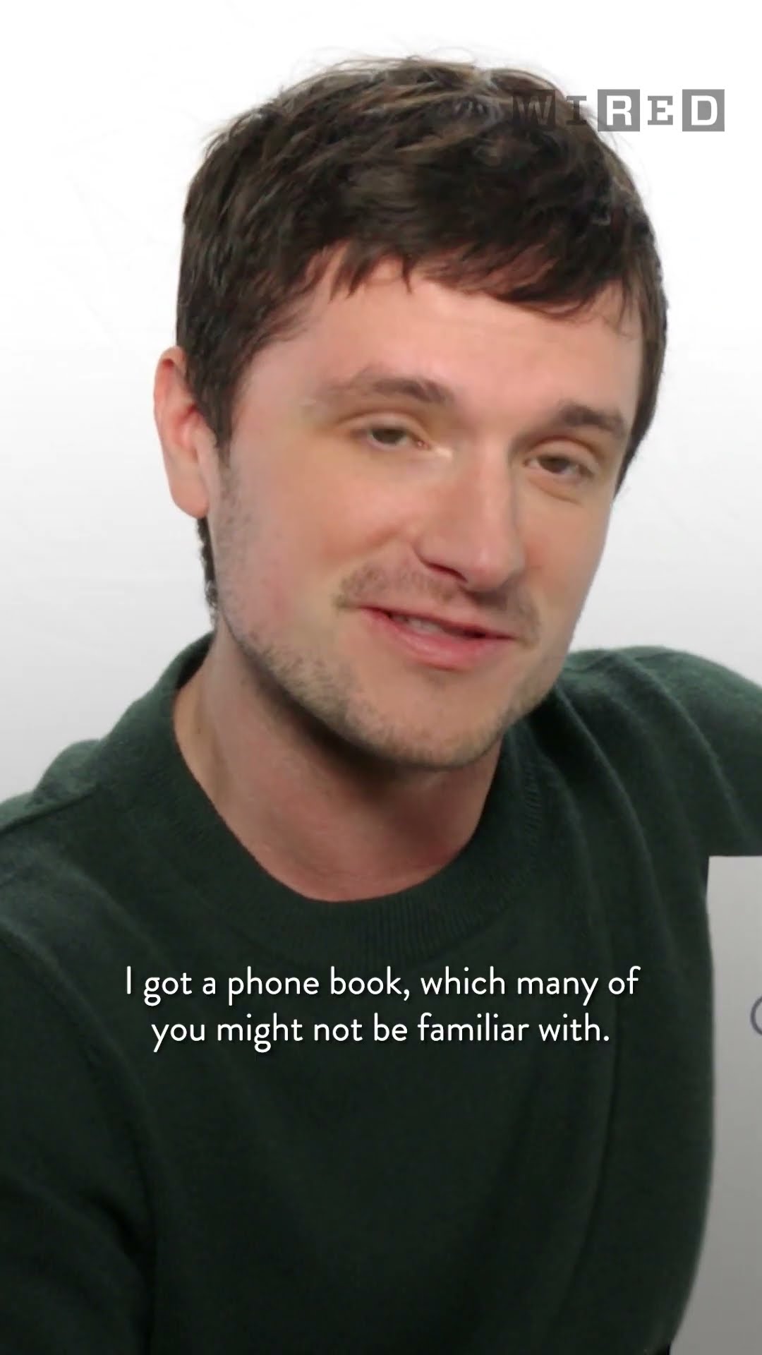 Josh Hutcherson used a phonebook to become an actor