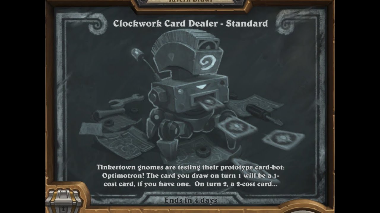 Tavern Brawl 195 Clockwork Card Dealer Standard YouTube