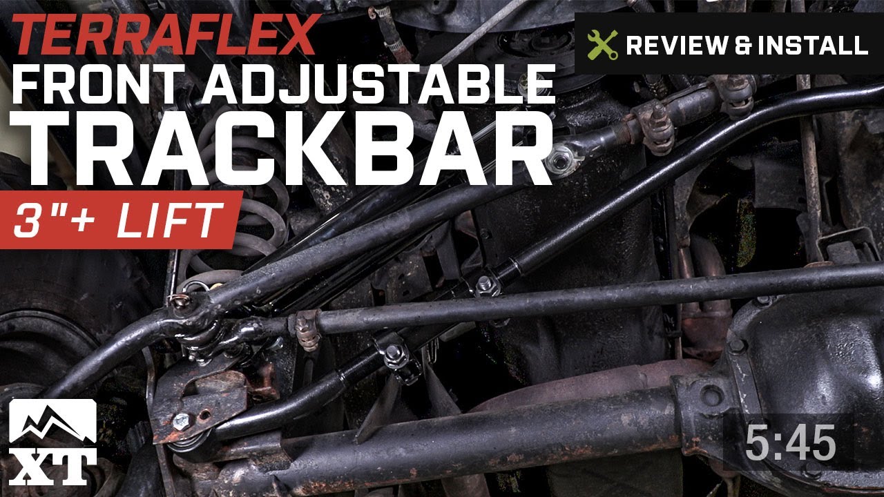 Jeep Wrangler Teraflex Front Adjustable Trackbar (1997-2006 TJ) Review &  Install - YouTube