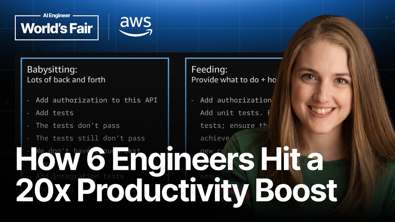 From AI-Assisted to AI-Native: Building a Frontier Development Team — Clare Liguori, AWS thumbnail