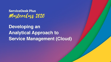 Developing an Analytical Approach to Service Management Cloud