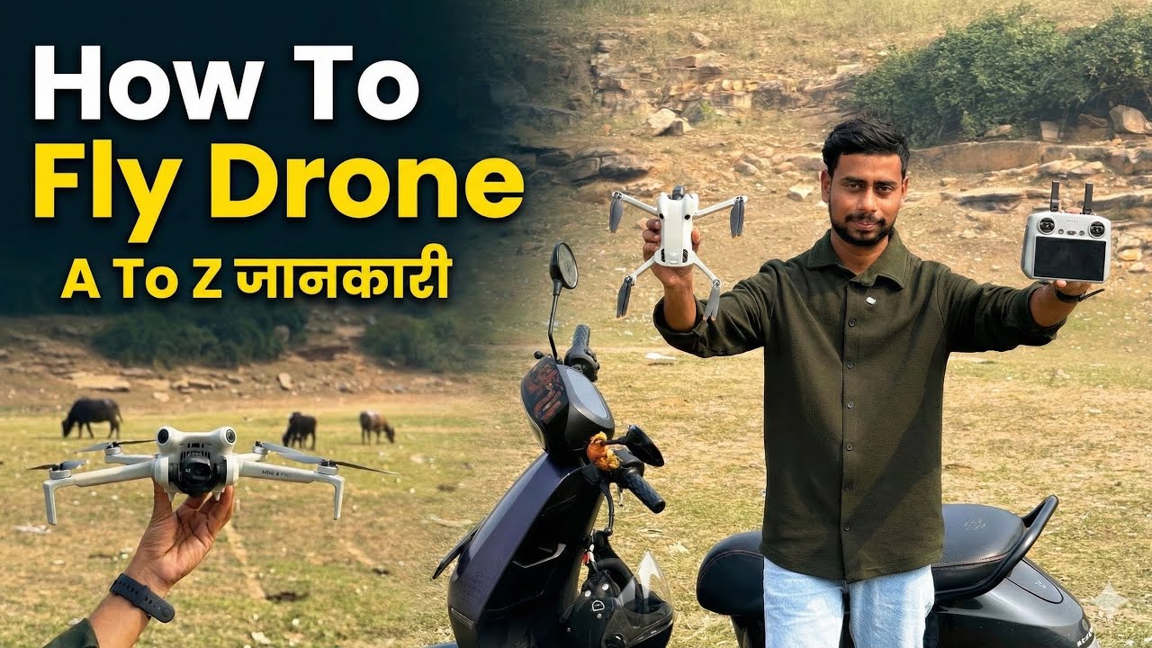 How To Fly A Drone | Beginners Must Watch DJI Mini 4 Pro / DJI mini 5 ...