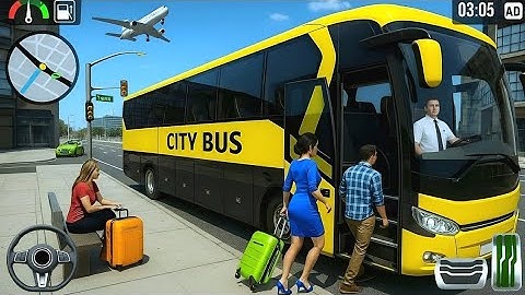 Real City Bus Driving Simulator 🚍 | Pick & Drop Passengers in City Coach Game 2025