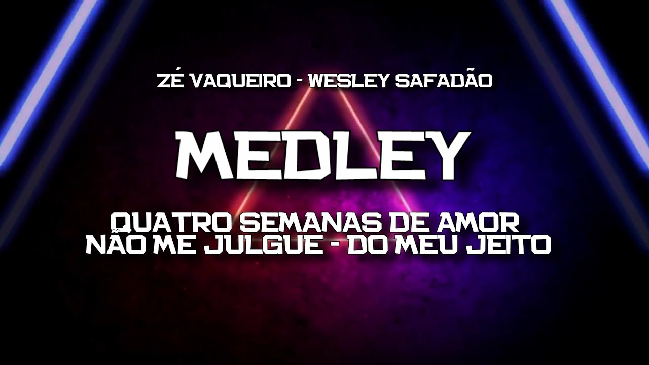 PLAYBACK - MEDLEY - QUATRO SEMANAS DE AMOR/NÃO ME JULGUE/DO MEU JEITO - ZÉ VAQUEIRO E WS (KARAOKÊ)