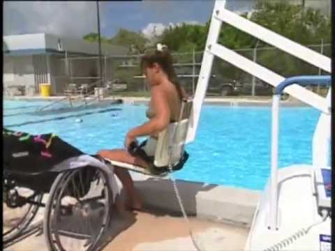 How To Set Up and Use the PAL Portable Disabled Swimming Pool Hoist ...
