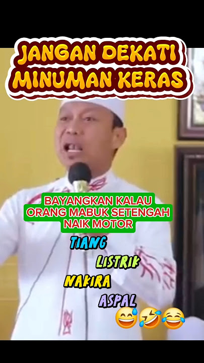 PLEASE BROTHER!! STOP!! JANGAN PERNAH!! MENDEKATI Minuman Keras #ustadzdasadlatif #ustaddasadlatif