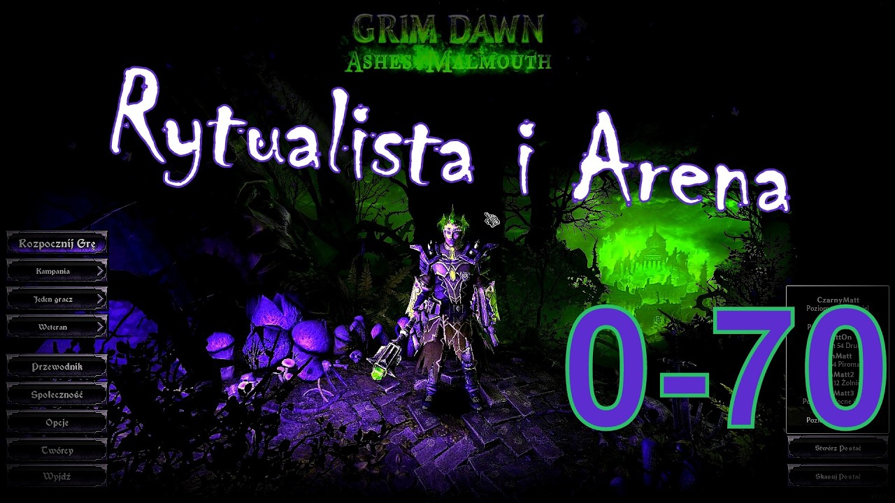 Grim Dawn - Rytualista 61lvl Przywołania - Arena Gwiazd 0 - 70