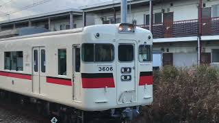 山陽3000系2次車(3012F)普通姫路行き　藤江駅入線