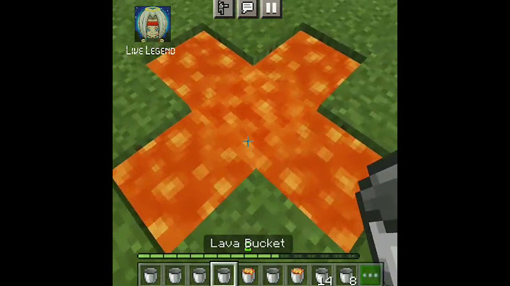 how to make INFINITE lava source in Minecraft || endless source of lava || #shots #prank