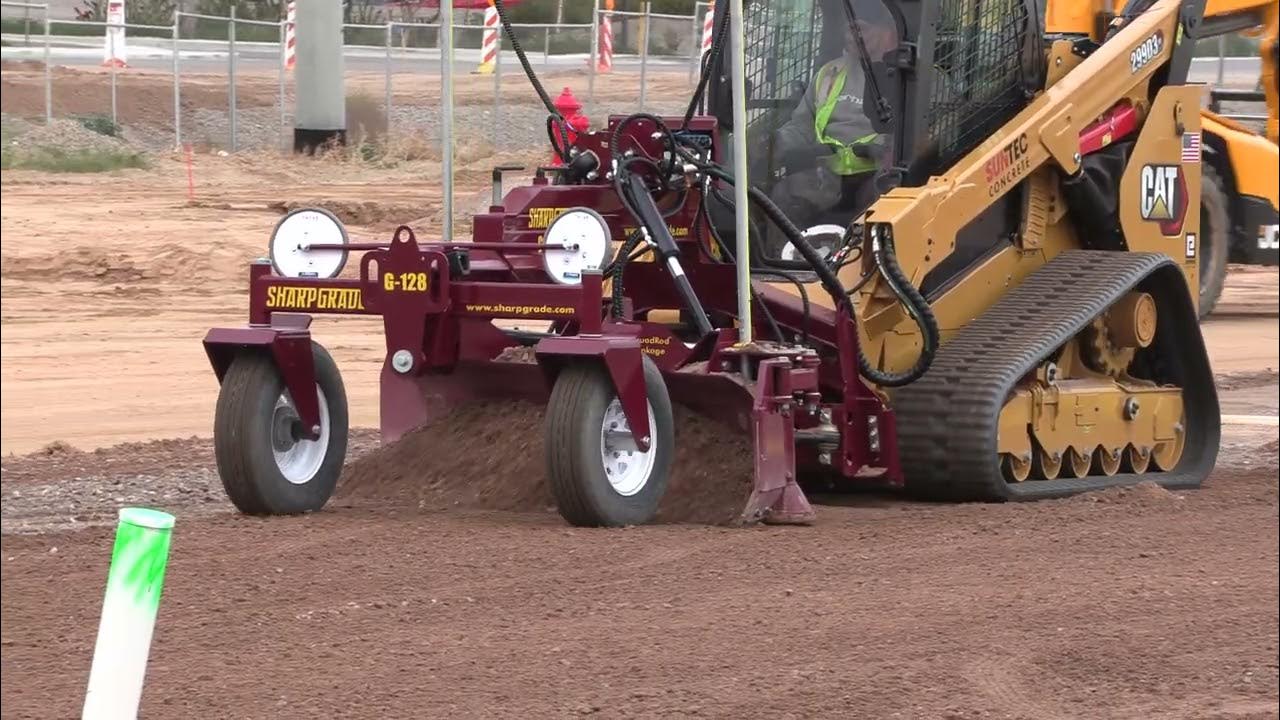 SharpGrade G128 grader blade Grading forwards & reverse with QuadGrade