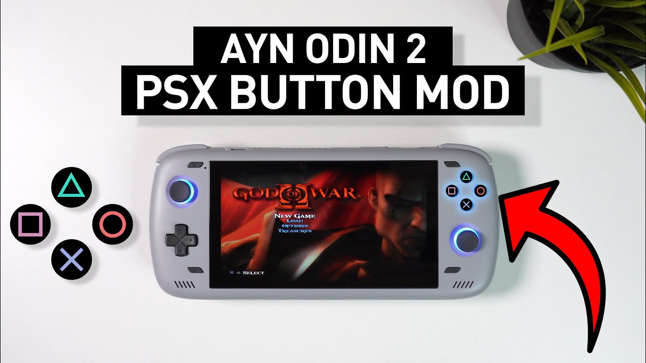 Ayn ODIN1 PSX Buttons Colored Logo device Odin Not Included 