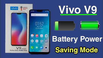 Vivo V9 Battery 🔋 Power Saving Mode || How To Save Battery Power On Vivo V9