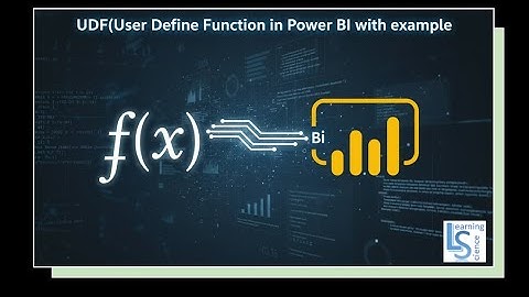 User Define Functions (UDF) in Power BI | DAX UDFs | Power BI UDFs | UDF |